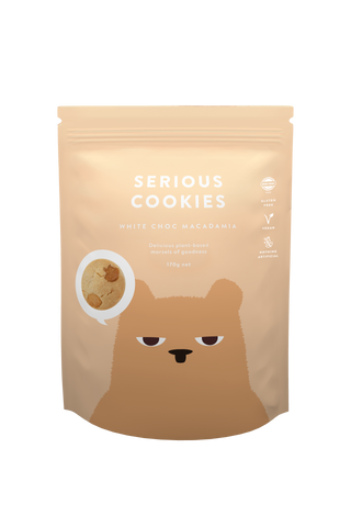 Serious Cookies - White Choc Macadamia (170g)